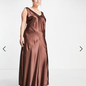 ASOS Satin Maxi Gown